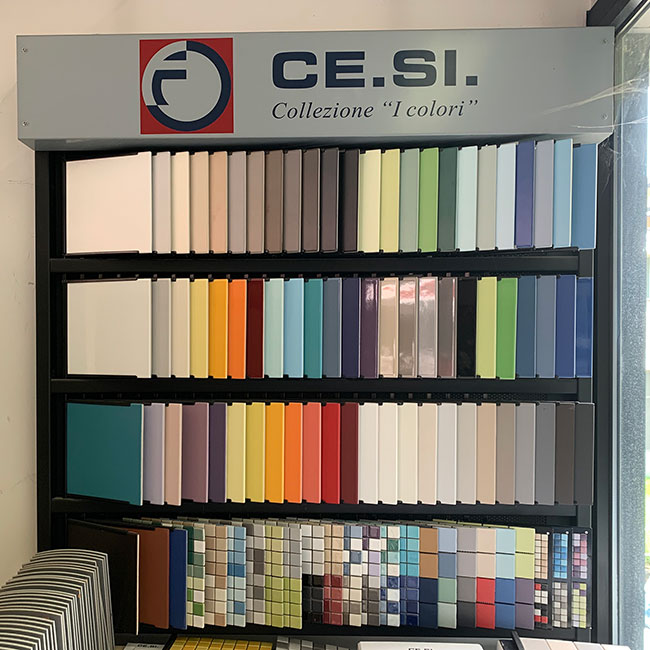 Esposizione colori pavimenti